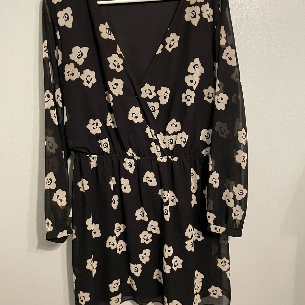 Express L LONG SLEEVE DRESS
